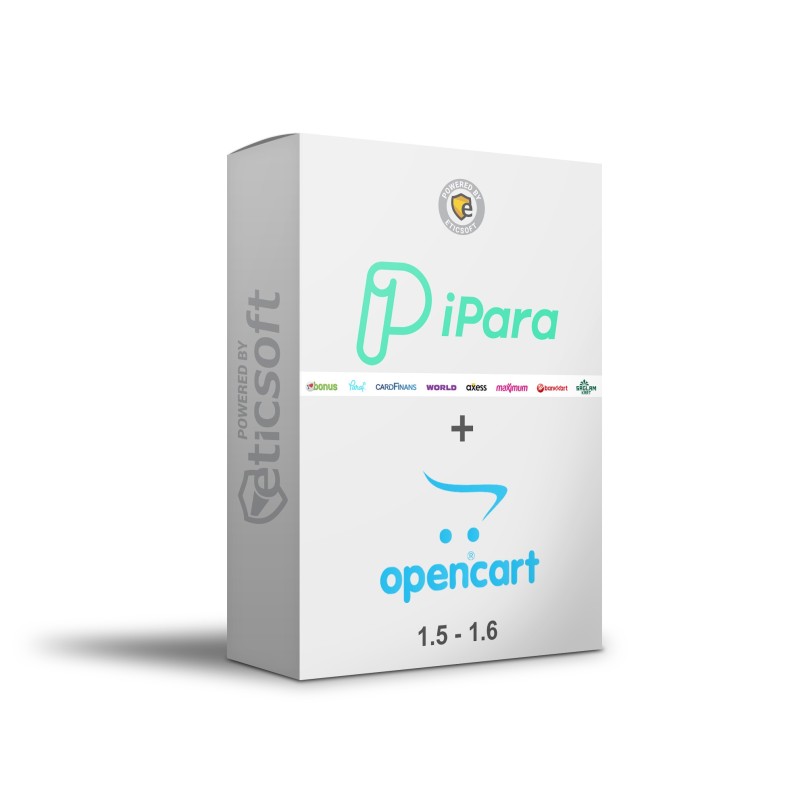 Opencart 1.5 ve 1.6 iPara Modülü